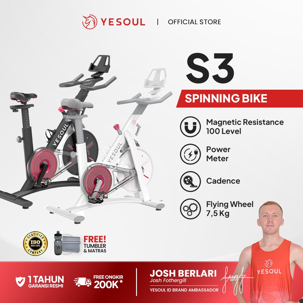 Yesoul Spinning Bike S3 via Kargo