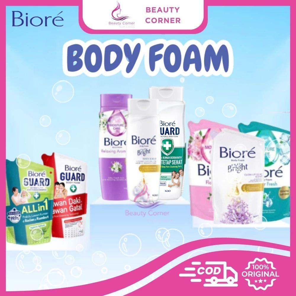 Biore Body Foam - Sabun Cair  | Guard Anti Bacterial