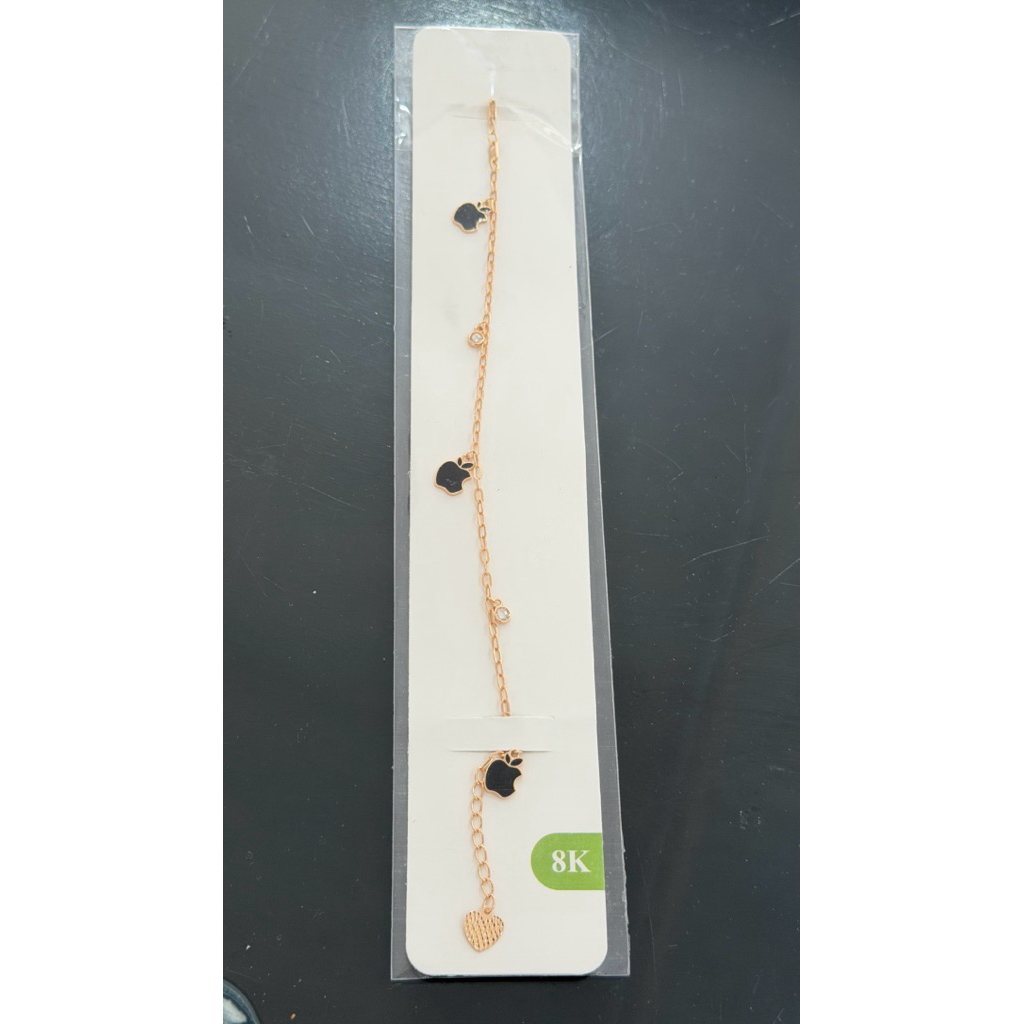 gelang JUNTAI APPLE HITAM 8k Toko mas murni Kedungwaringin