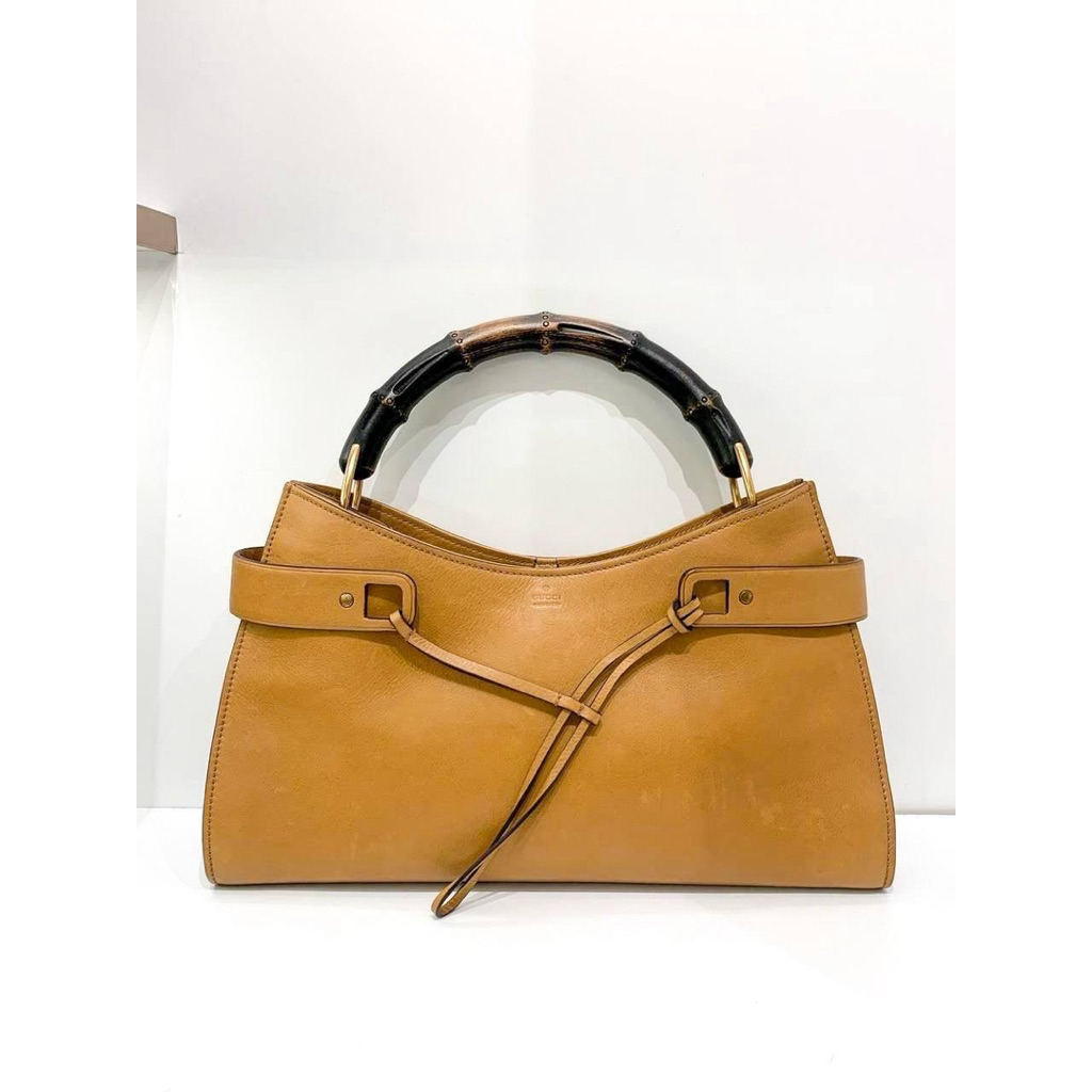 (PRELOVED) Gucci Bamboo Vintage in Yellow Mustard