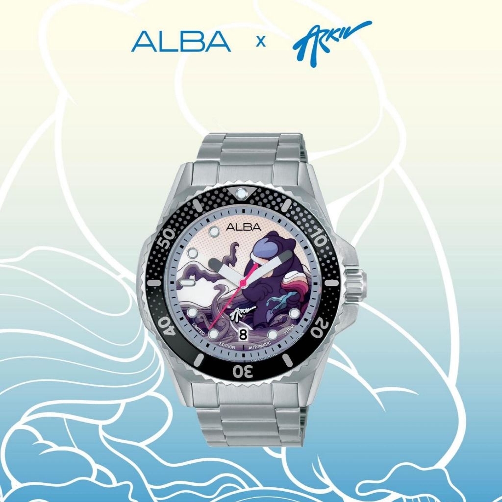 Jam Tangan Pria ALBA X ARKIV SEA OF COLOUR AUTOMATIC LIMITED EDITION AU4079 AU4079 [ORIGINAL]