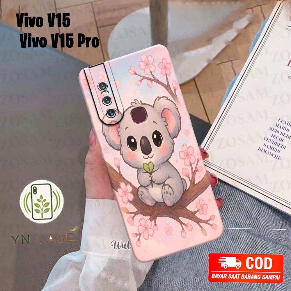 Softcase Pro camera -  Vivo V15 / V15 Pro - Motif Kartun - Kesing Handphone - Case Lucu - Aksesoris