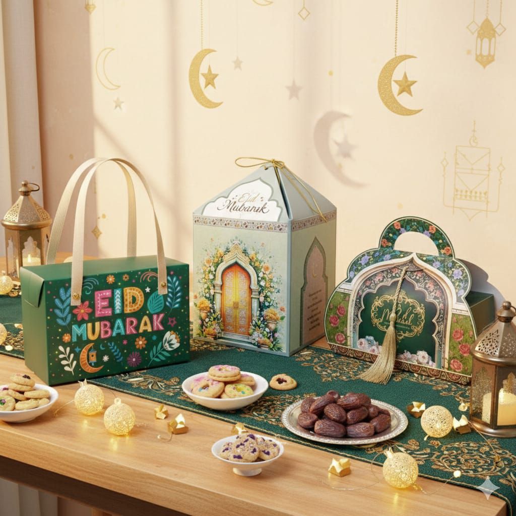 Kotak Hampers Lebaran / Box Hampers Lebaran / Paperbag Lebaran