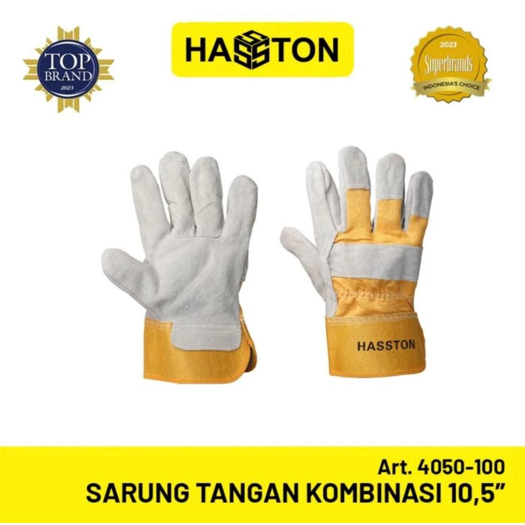 HASSTON - Sarung Tangan Kombinasi 10.5” / Safety Gloves (4050-100)