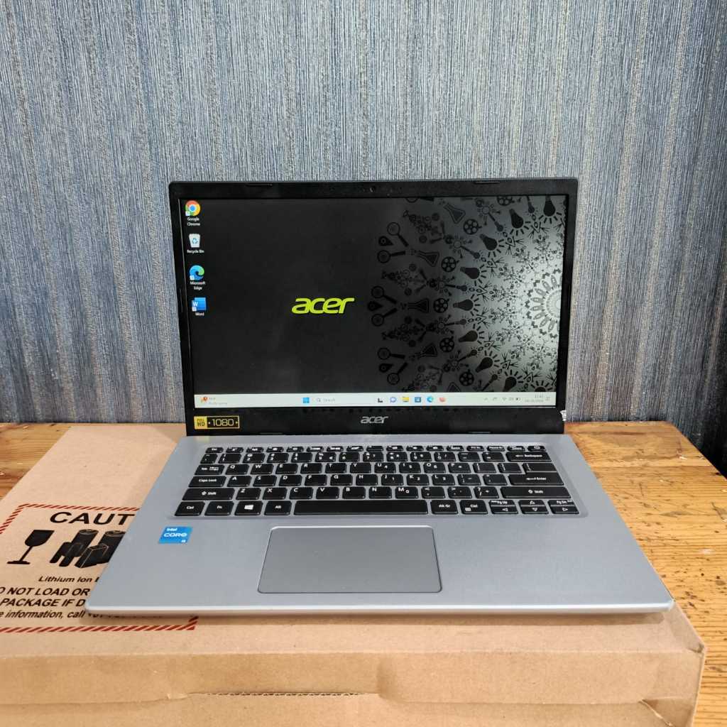 Acer Aspire A514-54, Core i3 - 1115G4, 4/256Gb, Gaming Editing Lancar, Seri Baru, Super Slim, Cantik