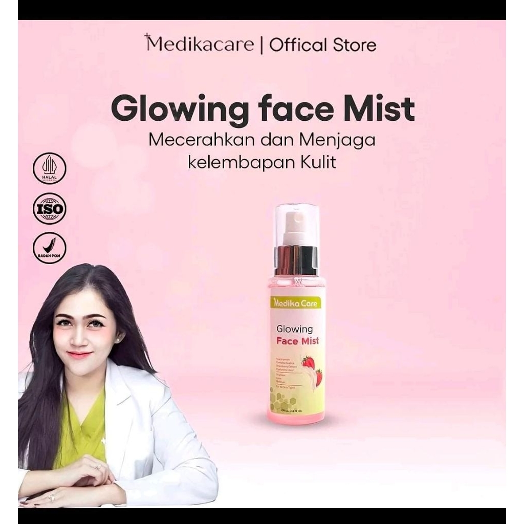 (BARU)MEDIKACARE GLOWING FACE MIST