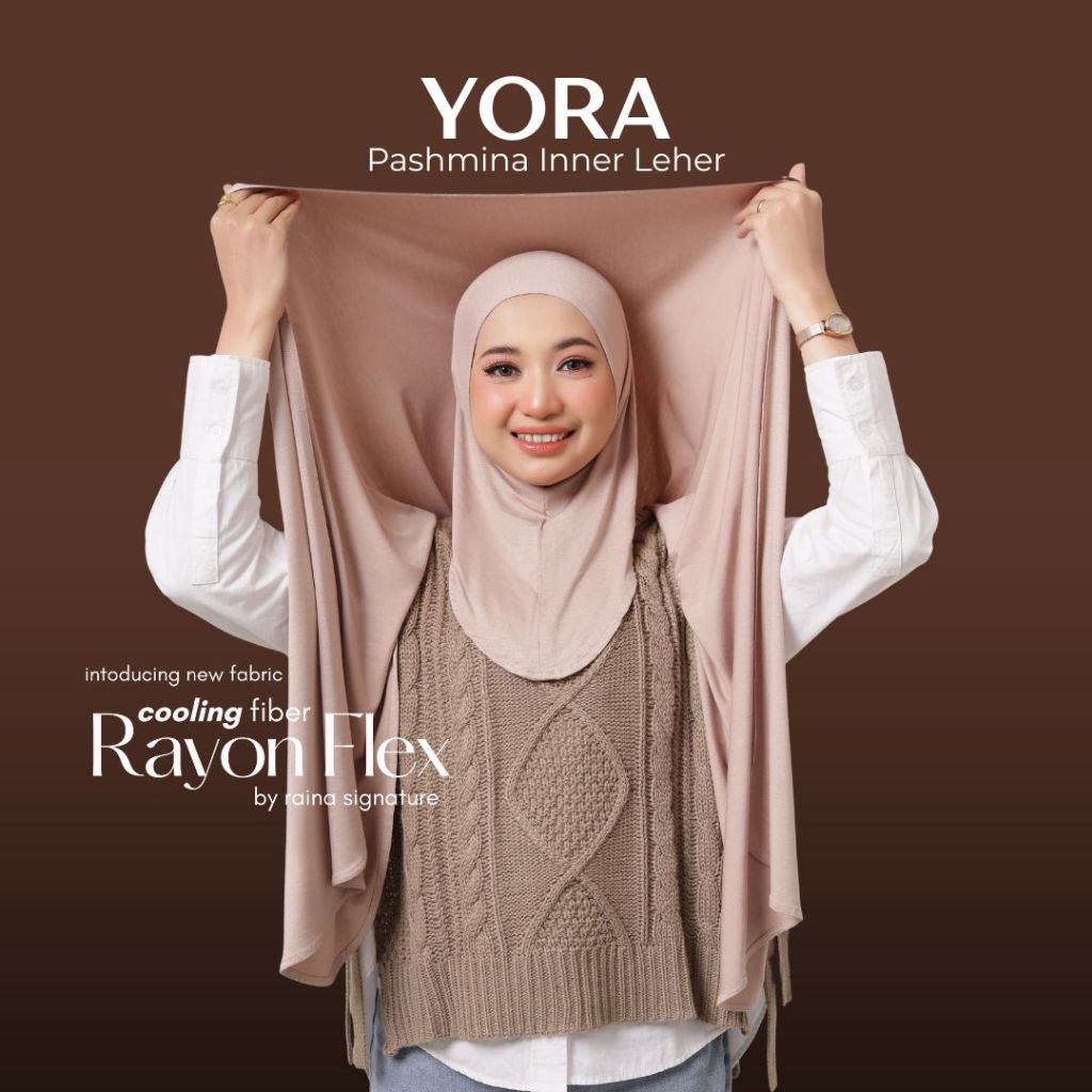 Raina Signature - Yora Rayon Instant Pashmina Inner