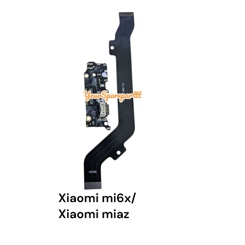 FLEXIBEL CHARGER XIAOMI MI 6X / XIAOMI MI A2 PAPAN CAS FULLSET IC + FLEXIBEL BOARD XIAOMI MI 6X / XI