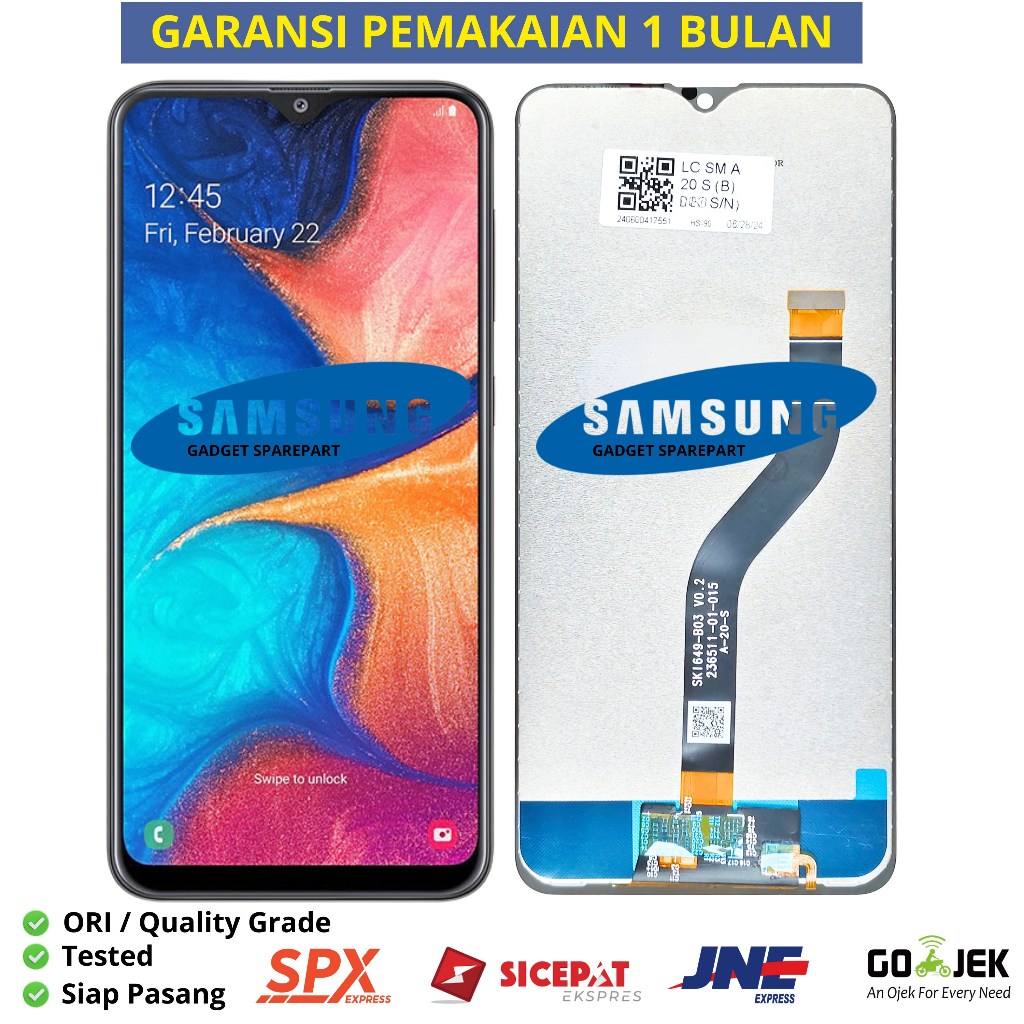 LCD SAMSUNG A20 / LCD SAMSUNG A205 ORI NEW