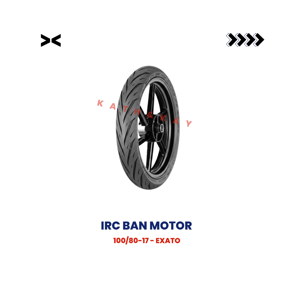 BAN IRC EXATO 100/80-17 BAN MOTOR SPORT TUBE TYPE