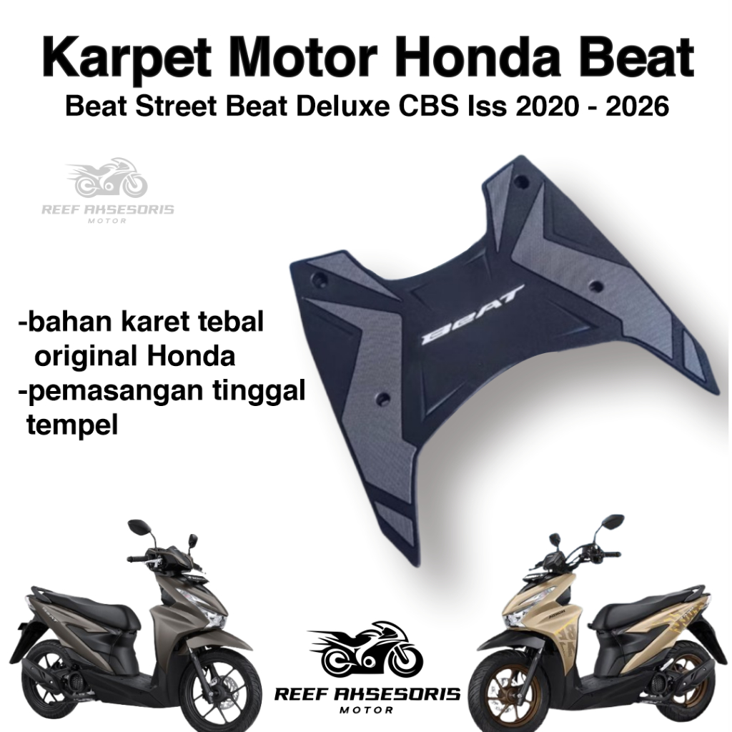 Karpet Motor Honda Beat Street Beat Deluxe CBS Iss 2020 - 2026 Original AHM