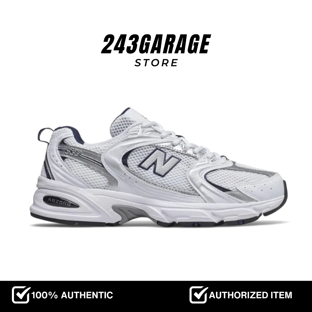 New Balance 530 White Indigo Navy / White Natural Indigo Sneakers Resmi