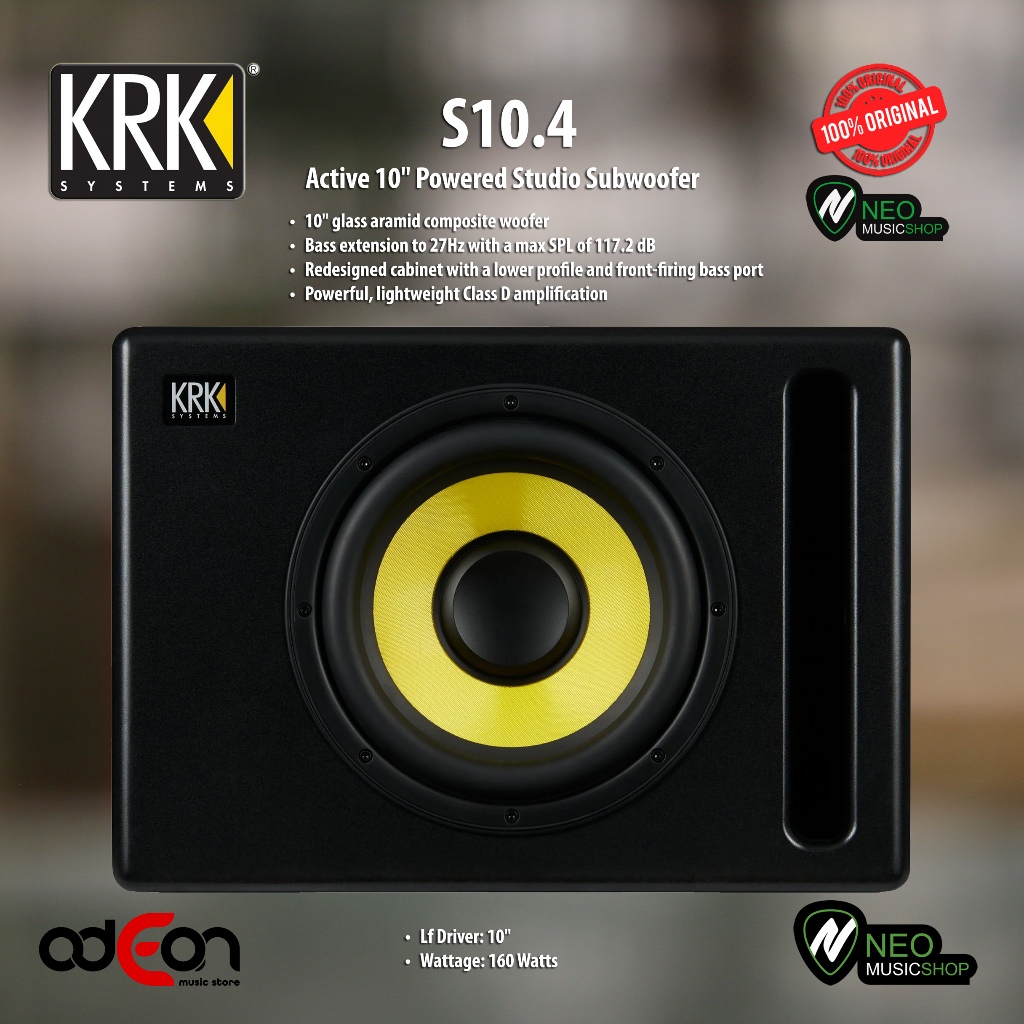 KRK S10.4 10" powered studio subwoofer