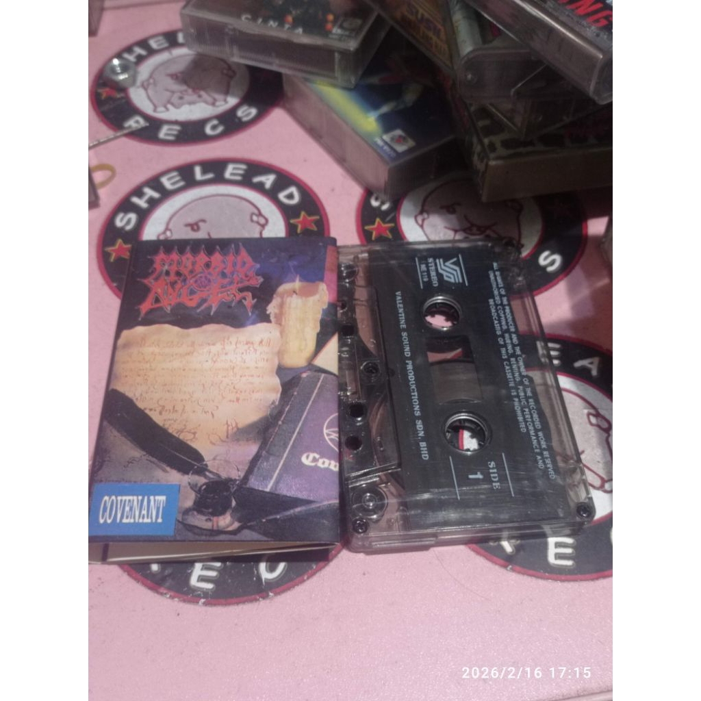 Kaset Morbid Angel - Covenant (terbitan & edaran Valentine Sound Production Malaysia)