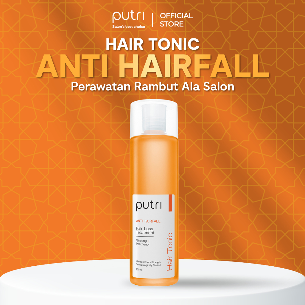 [HAIR TONIC 200mL] Putri Hair Tonic All Variant 200mL | Tonik Memperkuat Akar Rambut | Ekstrak Ginse
