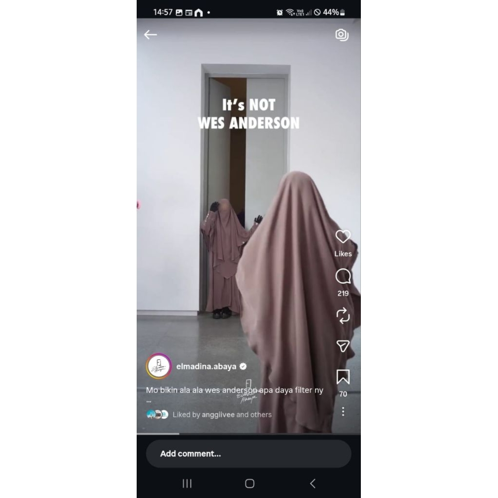 preloved fk am elmadina smokey brown mina