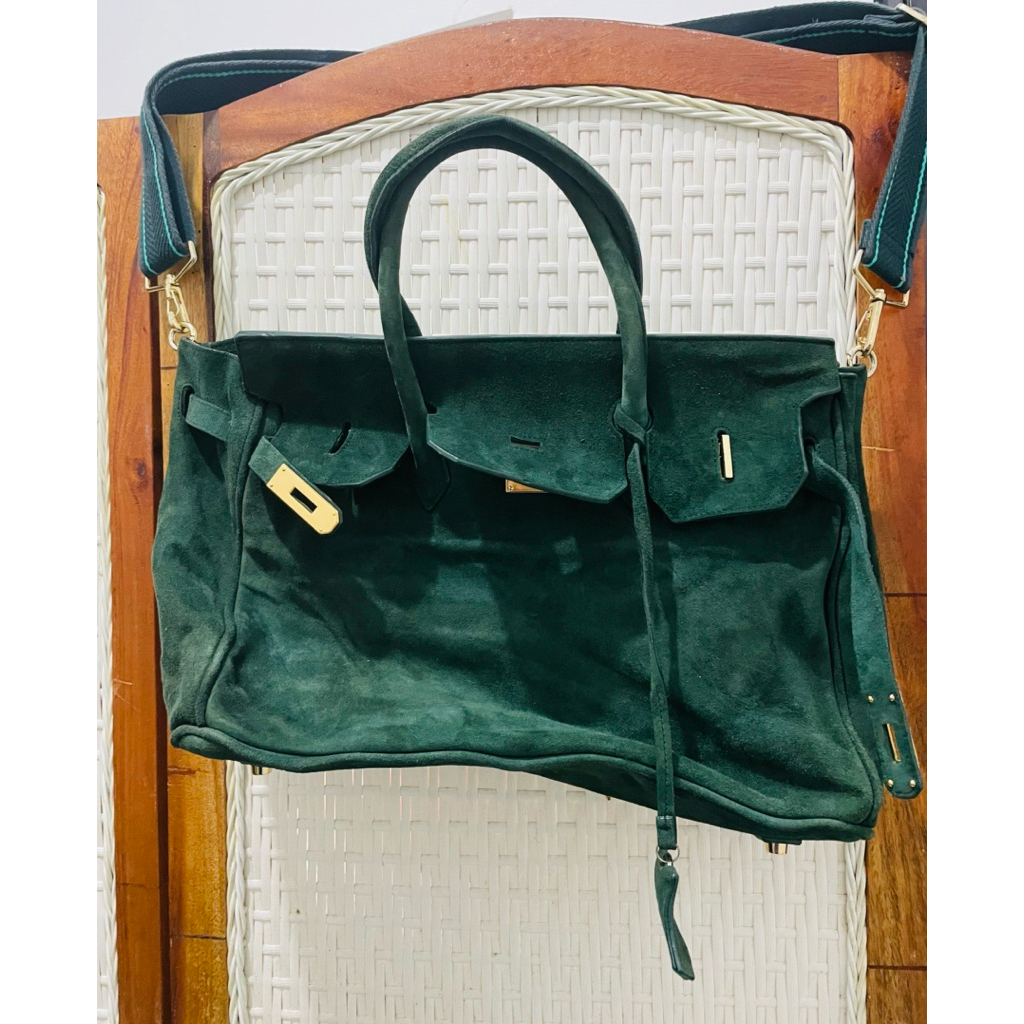 Tas Bludru Hijau