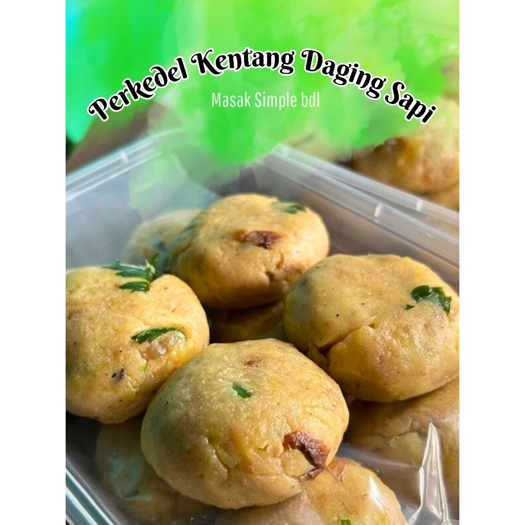 Perkedel Kentang Daging Sapi Frozen