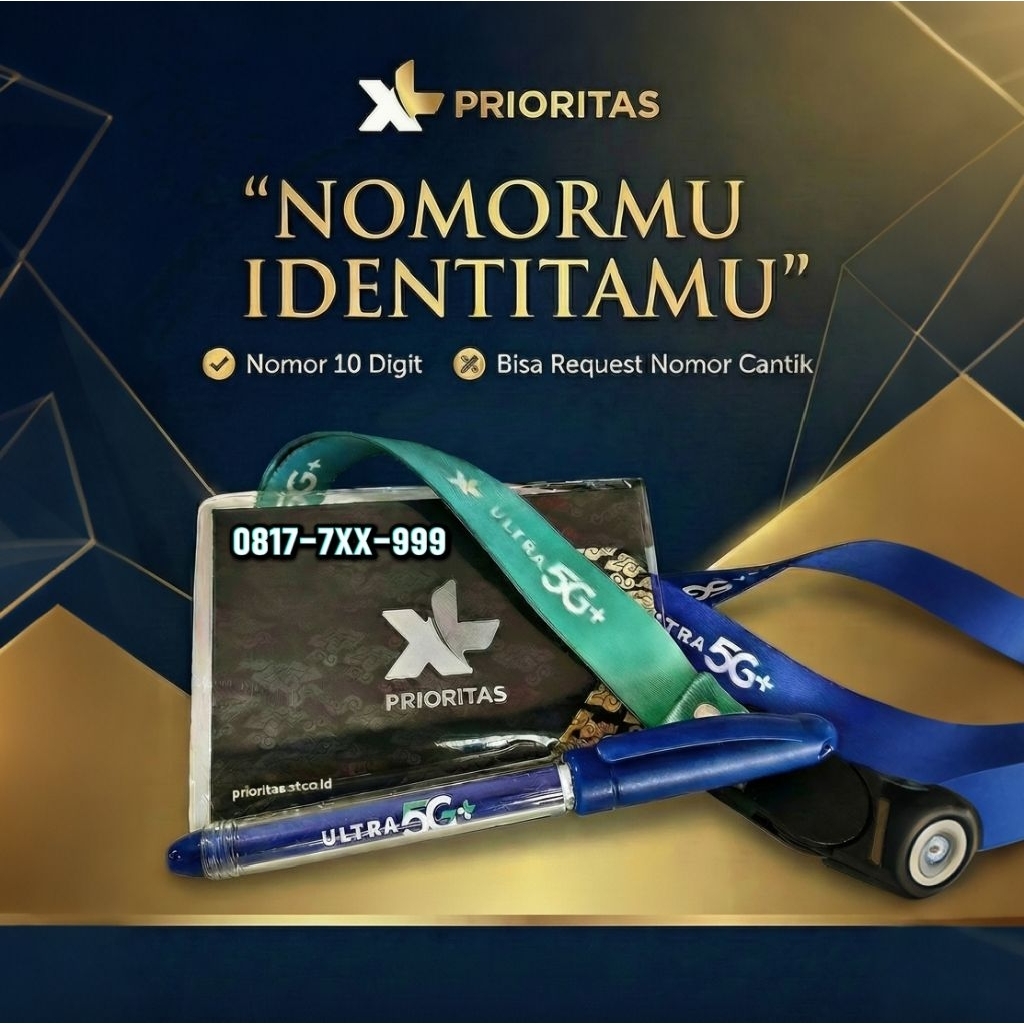 XL Prioritas 10 Digit. Free 80GB.  Bukan Tagihan, Kartu Khusus Internet Murah Kartu Sakti