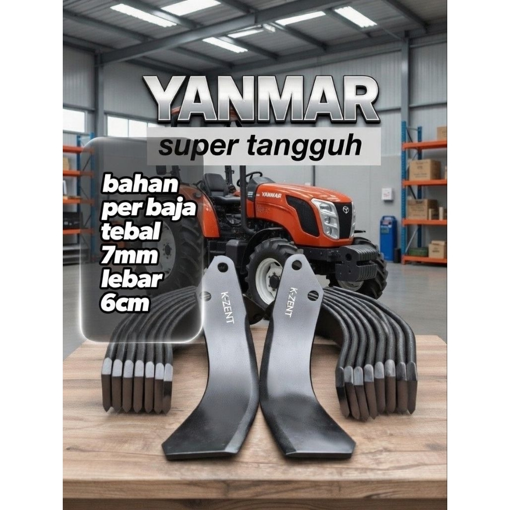 pisau rotary traktor yanmar 393/494
