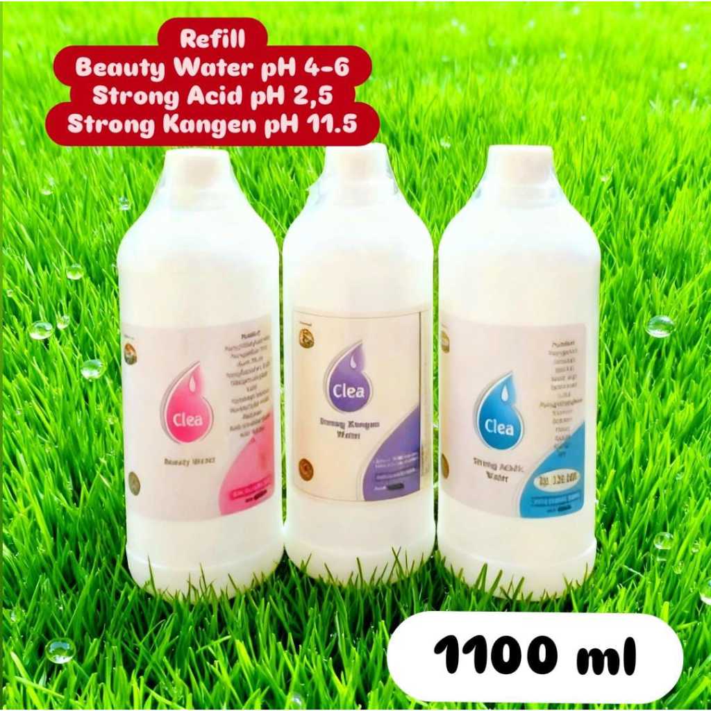 Refill Beauty Water / Strong Acid/  Strong Water 1100 ml Kangen pH 11.5