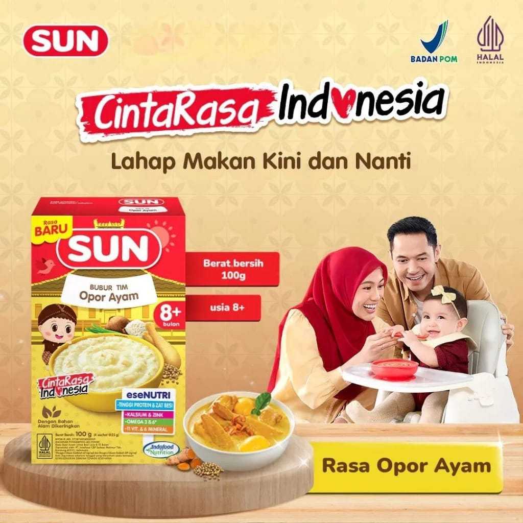 Sun Bubur Tim Instan 100gr/Bubur Bayi