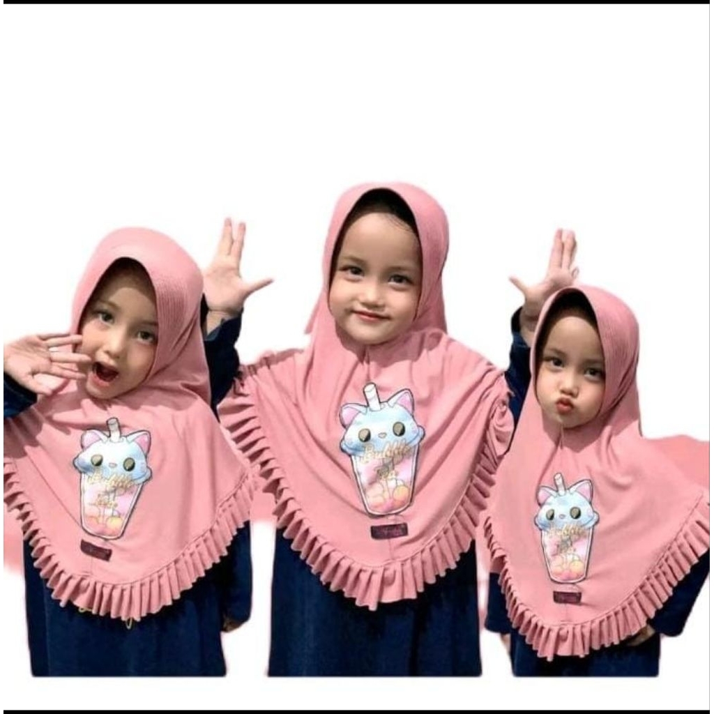 jilbab anak TK kerudung anak boba