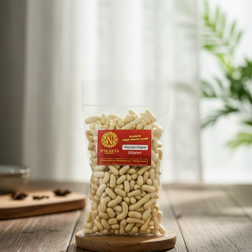 TELUR IKAN gurih pilus ikan pilus rujak lili camilan pilus idola 220 gram snack kiloan