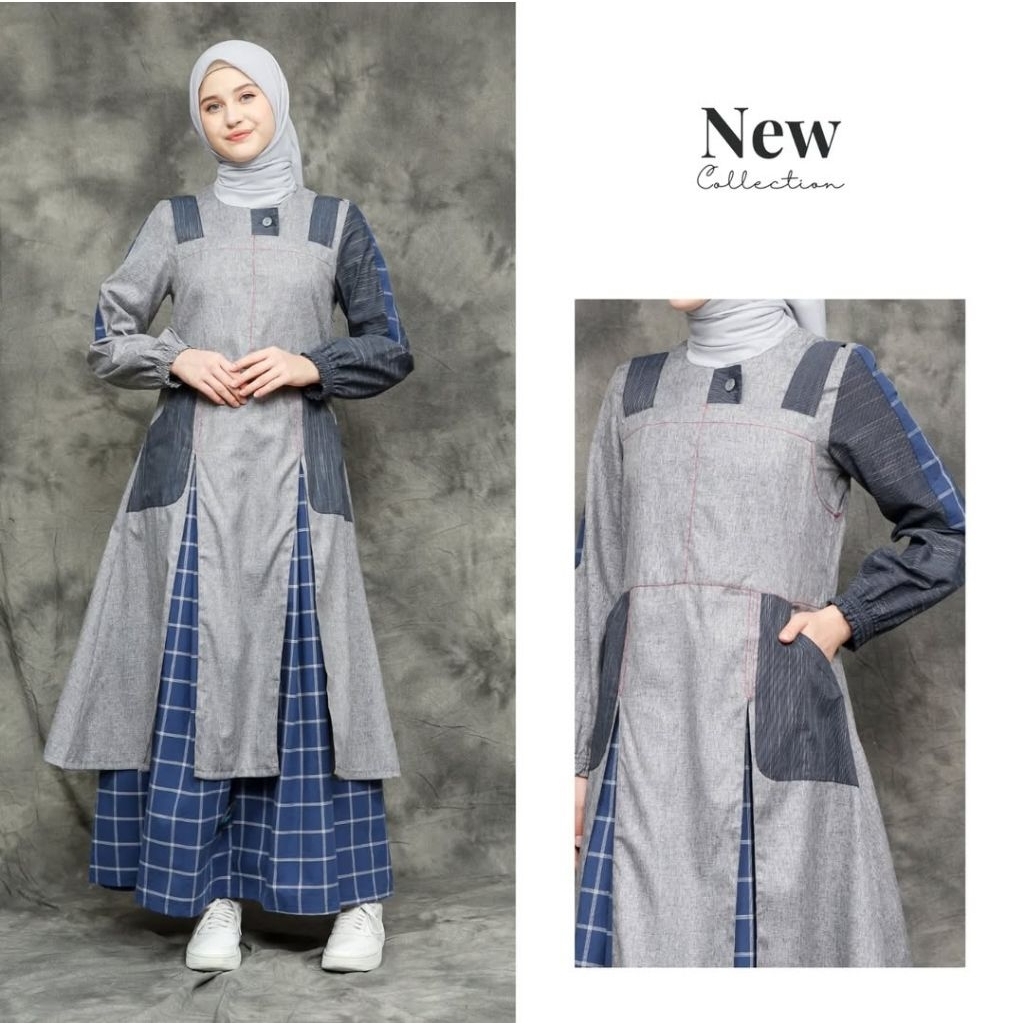 SIMPLY BY LAISA || SEFA DRESS (SET DRESS & OUTER OVERALL)