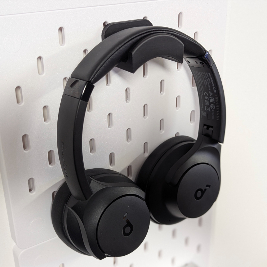 Headphone holder untuk pegboard skadis Ikea