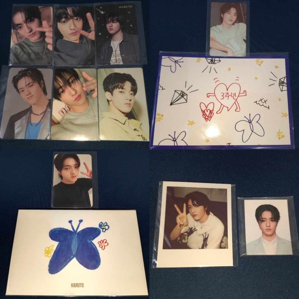 [LANGSUNG KIRIM] WTS AAB PC HARUTO TREASURE OFFICIAL LAST NIGHT COLLECT BOOK PHOTOCARD CASE TRADING 