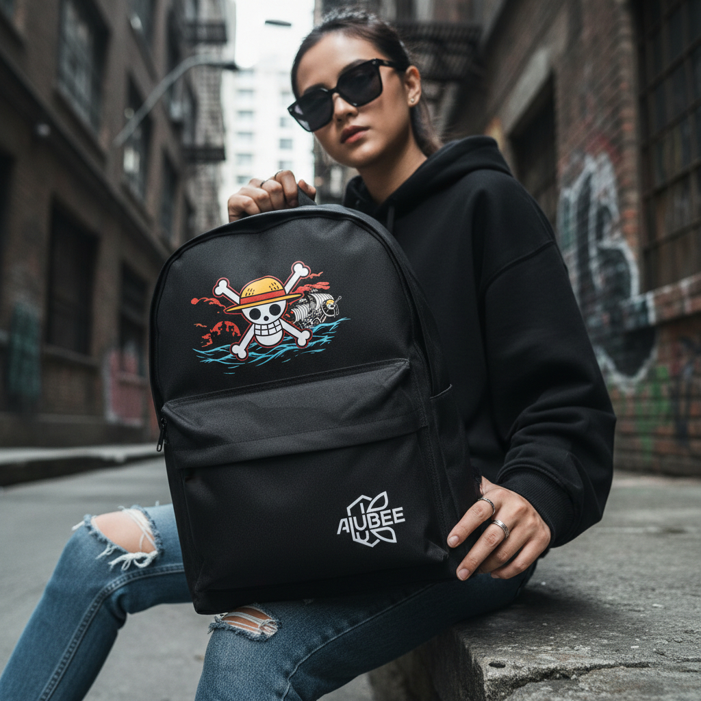 One Piece | Tas Backpack Laptop Sekolah Kuliah Kerja Nongkrong Original | Tas Ransel Distro | Tas Pu