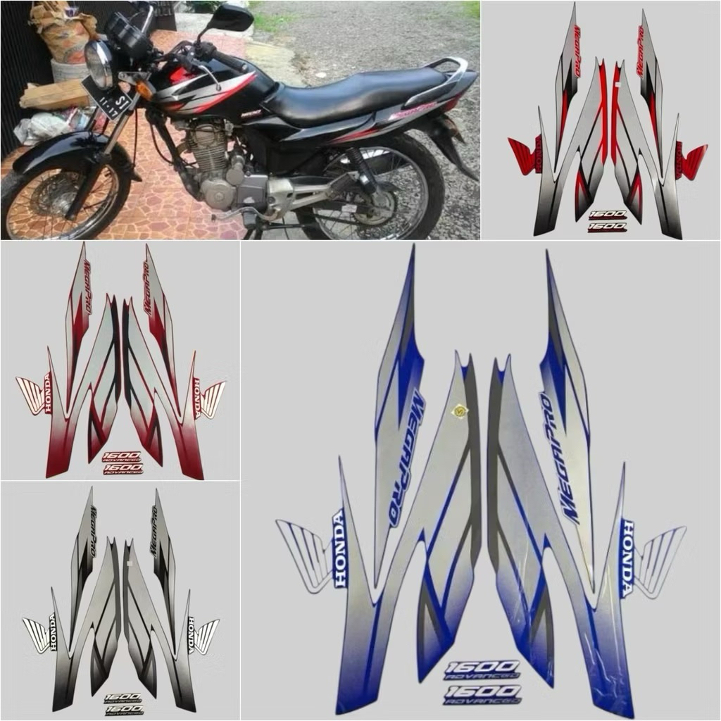 stiker striping honda megapro primus th2007