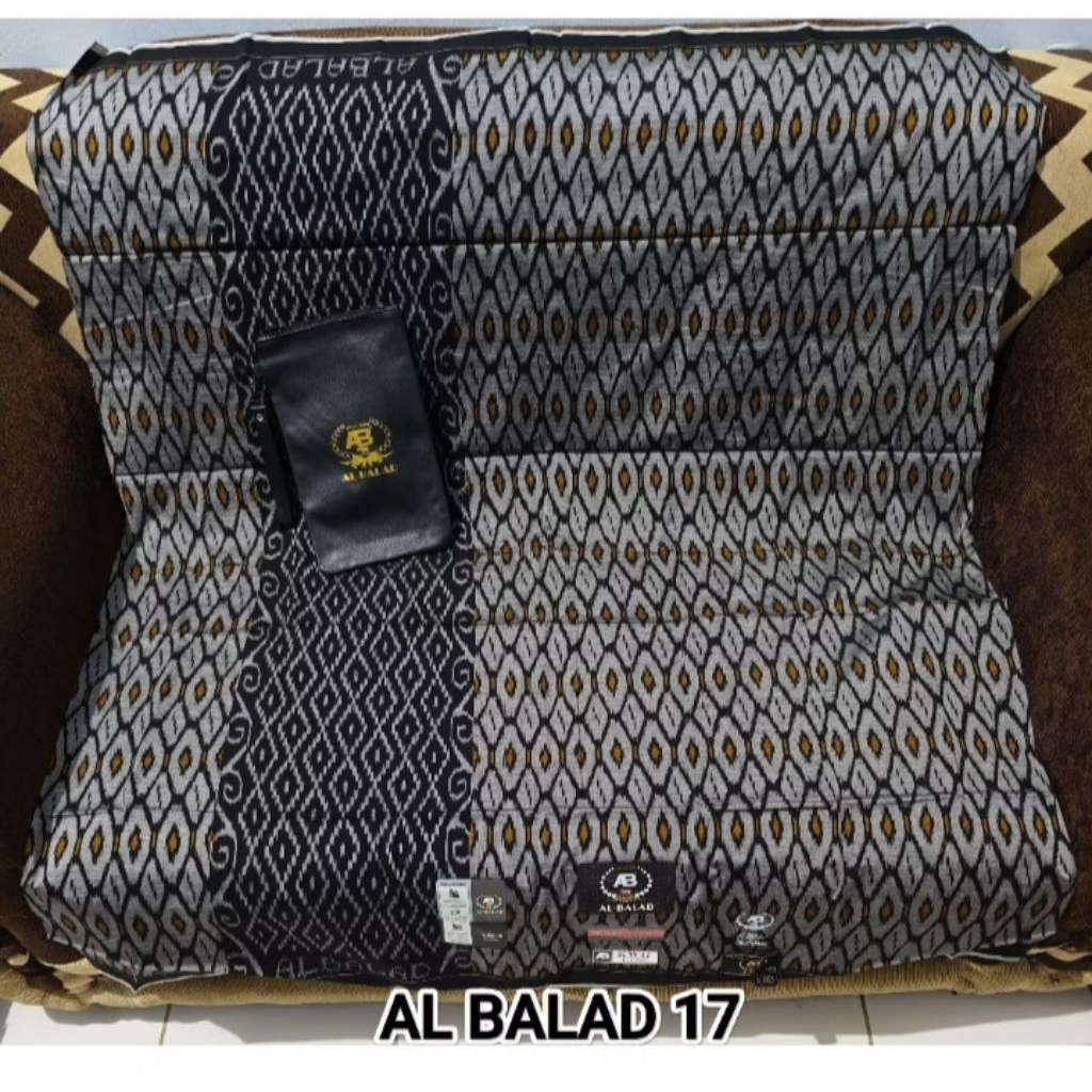 SARUNG BSA,AL BALAD,LAMIYA MOTIF KAWUNG KWG JAHIT TENGAH BAHAN MESRES