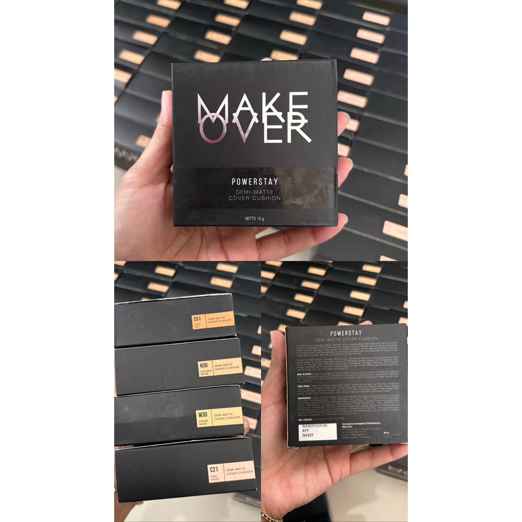 Cushion Skintific Pink, Cushion Make Over, Cushion Skintific Gold