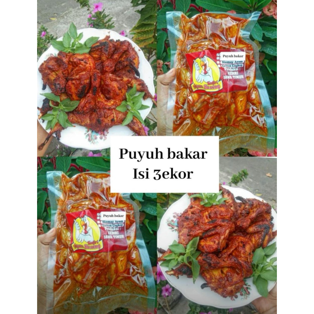 puyuh bakar halal/puyuh bakar frozen