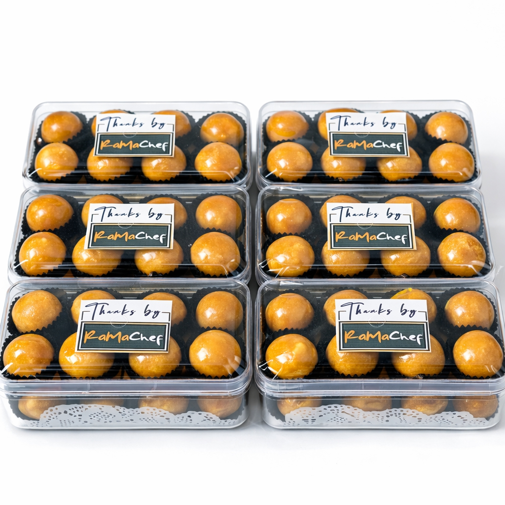 NASTAR Premium Butter Wisman Lembut Moist | Selai Nanas Legit Tanpa Pengawet | Kue Kering Spesial Lebaran | Kemasan Jar 750ml & Hardtop 350gr by RaMaChef