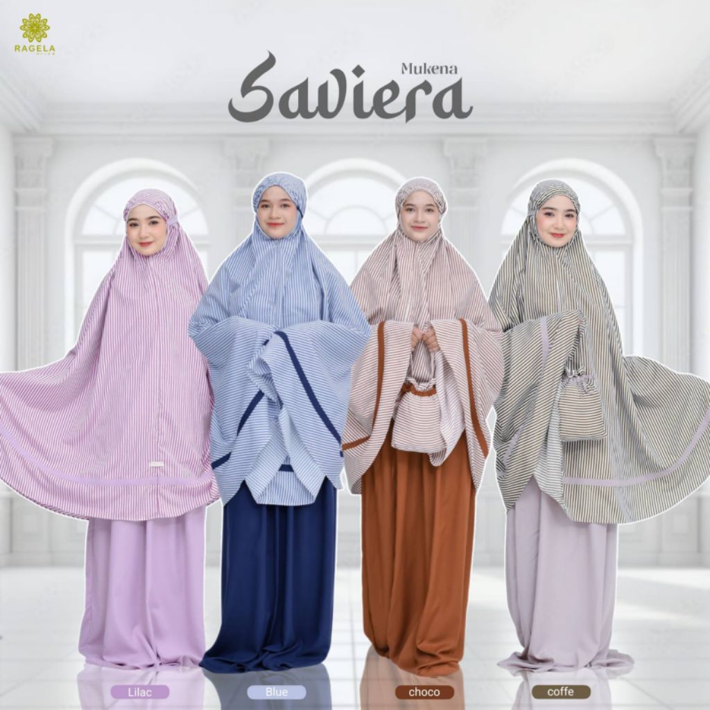 Saviera Mukena by Ragela Hijab - Mukena Rayon Premium