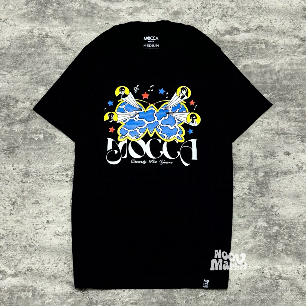 noov music merch Tshirt Mocca - Twenty Six Years Black | Official Merchandise | Noov Music Merchandi