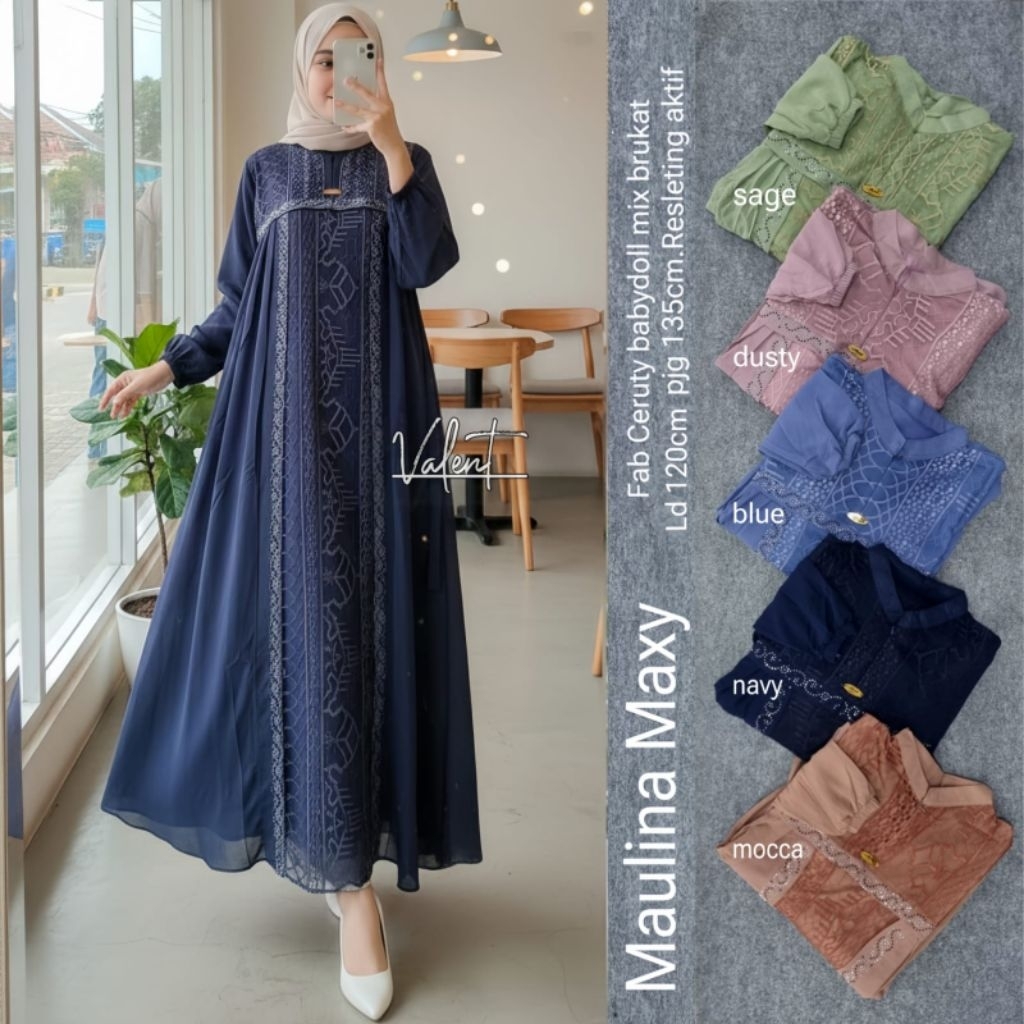 Maulina Maxy By Valent || Gamis