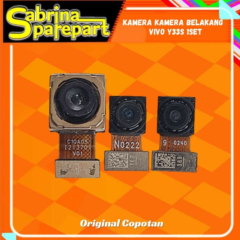 Kamera kamera Belakang Vivo Y33S 1set Second Original Copotan