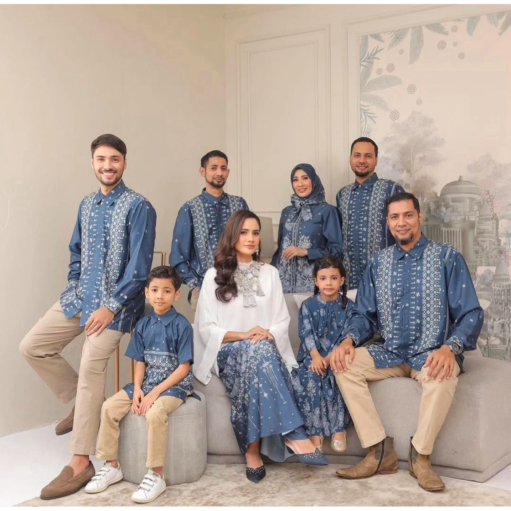 Family Set Shamia Madani Navy
