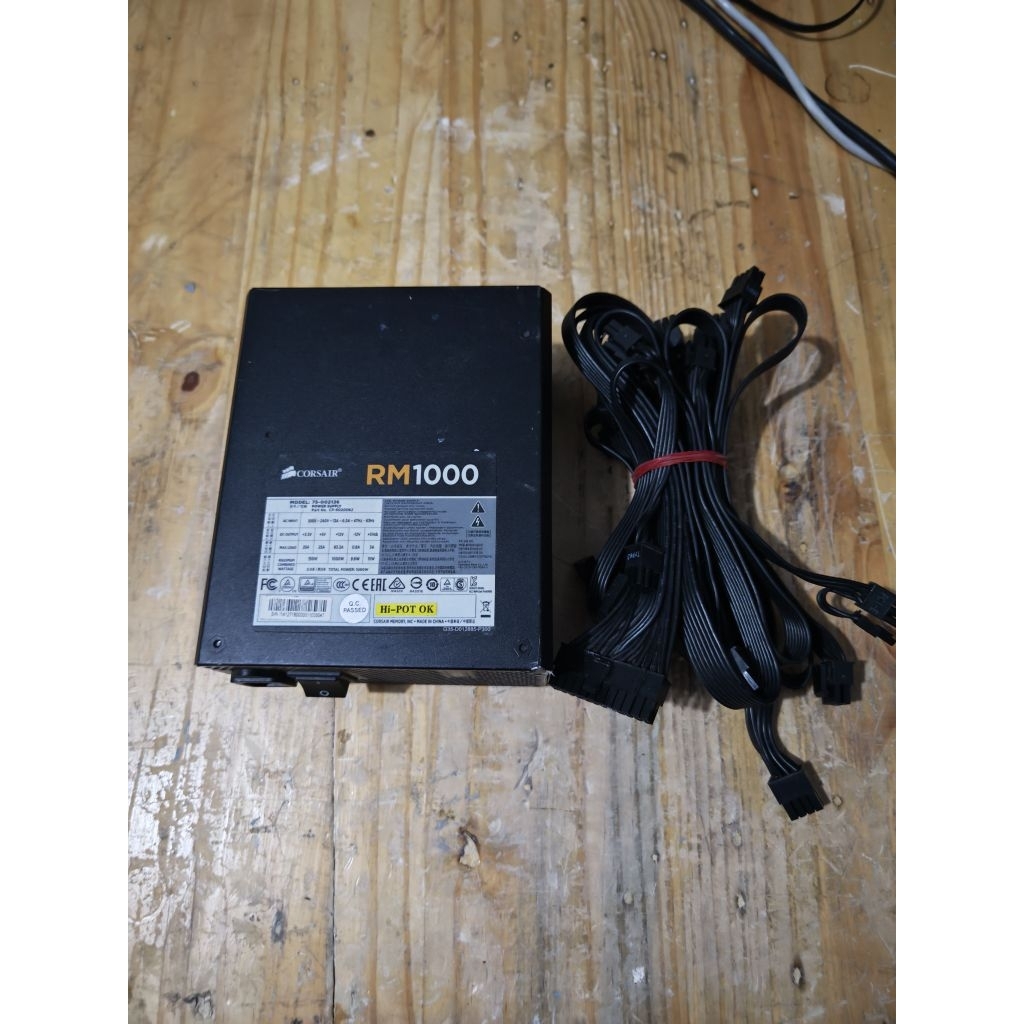 PSU Corsair RM1000 80+ Gold Full Modular Second
