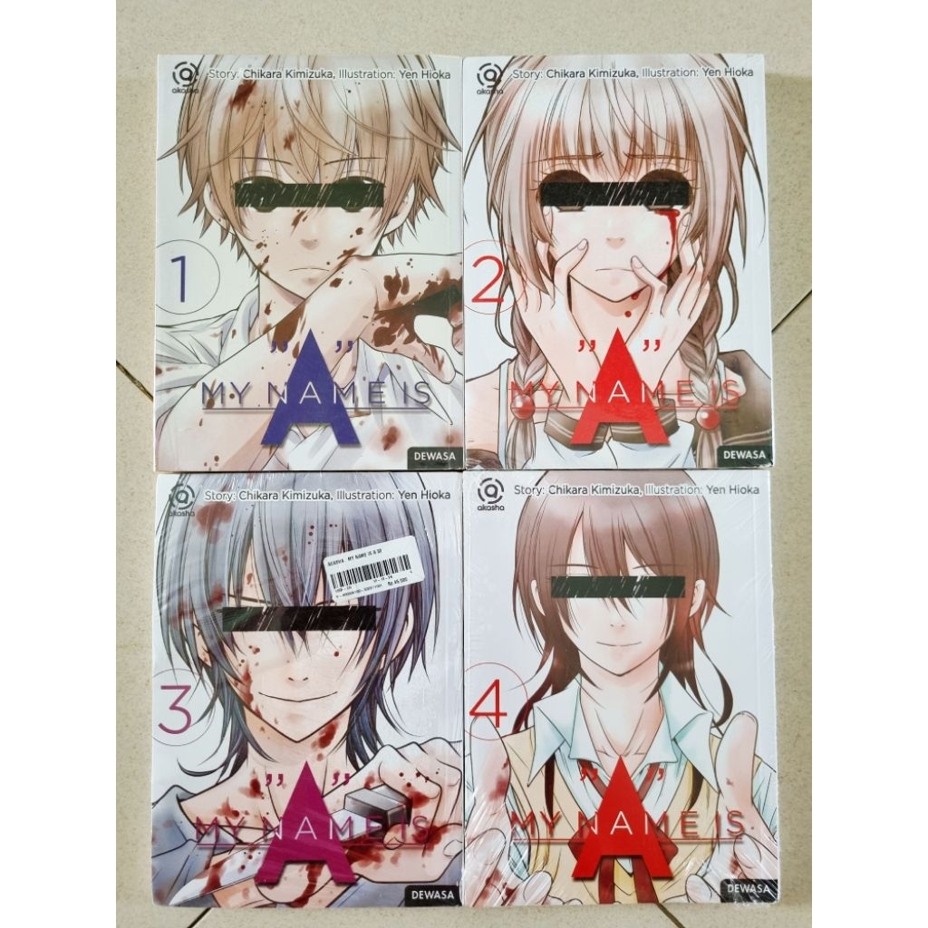 komik my name is A set 1-4