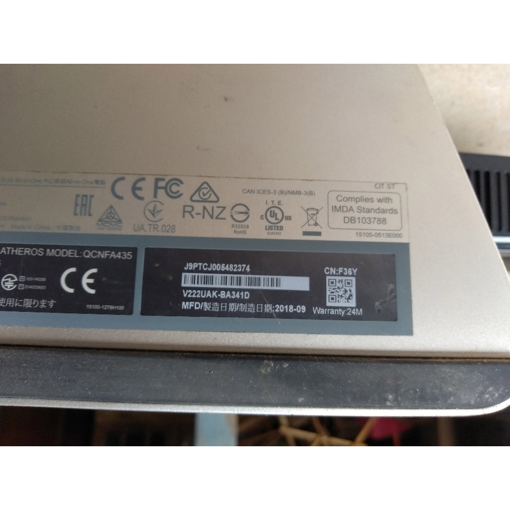 (RUSAK) Mainboard Mobo ASUS V222U All In One PC Rusak Matot