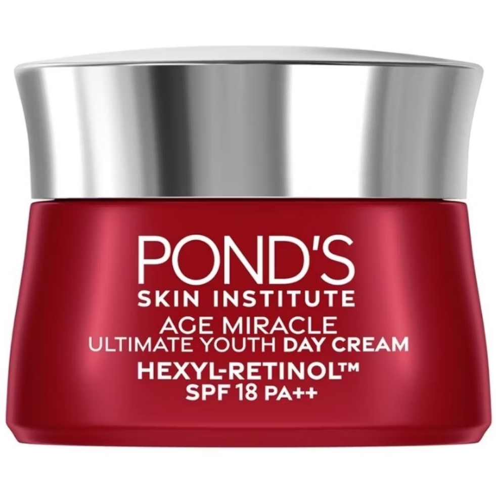Ponds Age Miracle Cream Pagi Pelembab Wajah Anti Aging 10 g