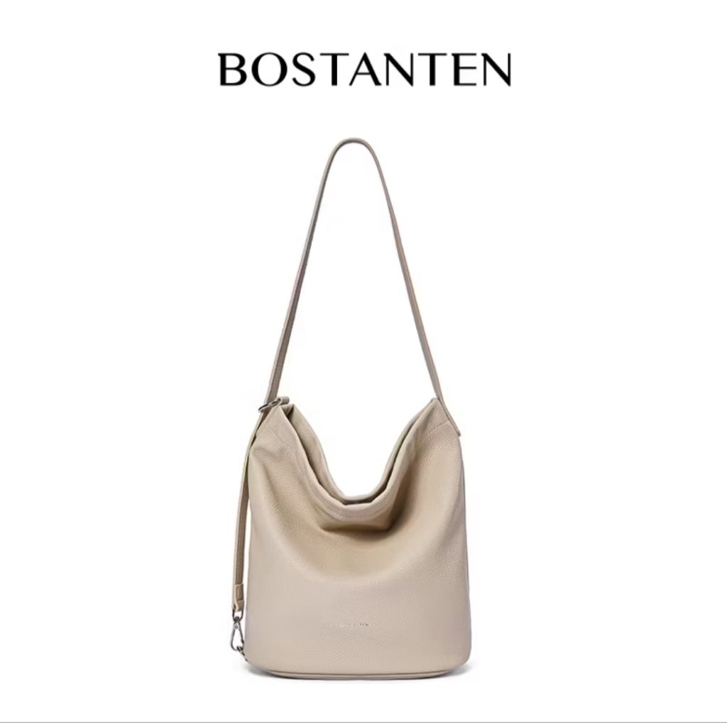 BOSTANTEN>Emblem Bag By Bostanten Tas Bahu Wanita & Slempang Wanita Bahan Kulit PU Waterproof>Tas Wa