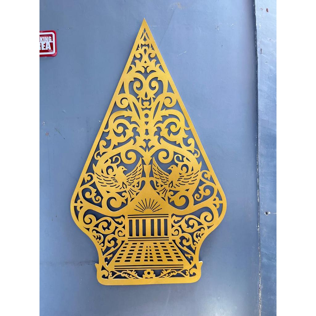 Wayang Kulit Spon Karet  Gunungan Besar BURUNG Untuk Dekorasi Ukiran Gunungan Jumbo Dekorasi Kayon G