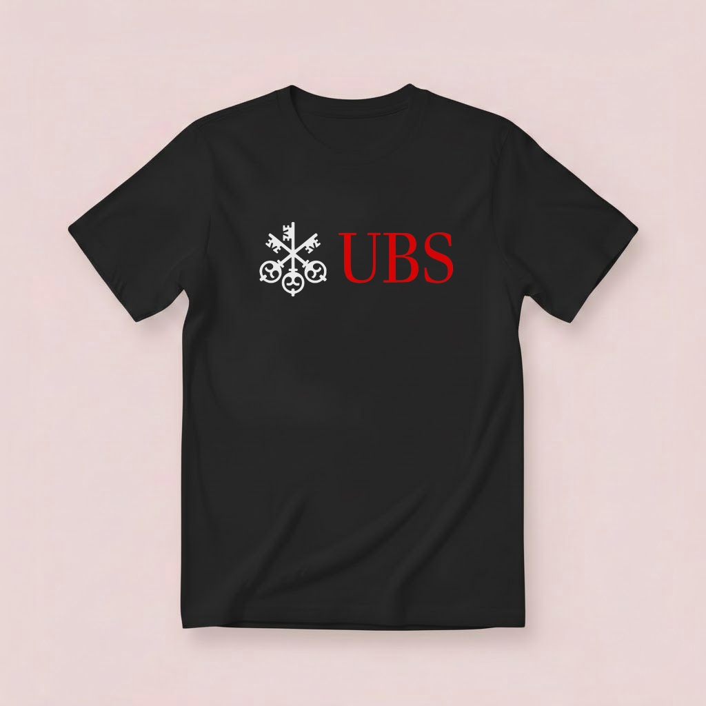Kaos Baju Unisex t-shirt Distro Clothing short and  long sleeve UBS Union Bank of Switzerland