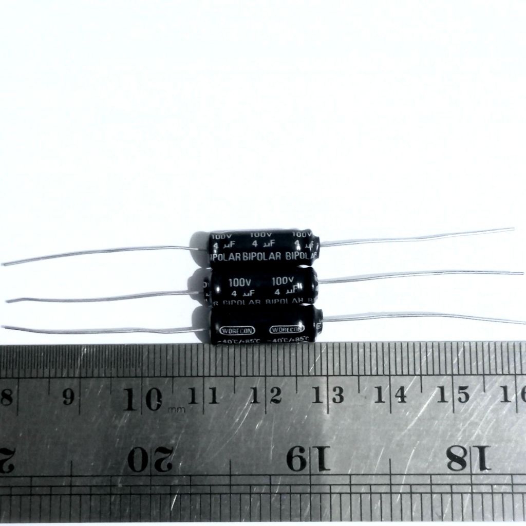 Elco Bipolar 4uF 100v Worecon